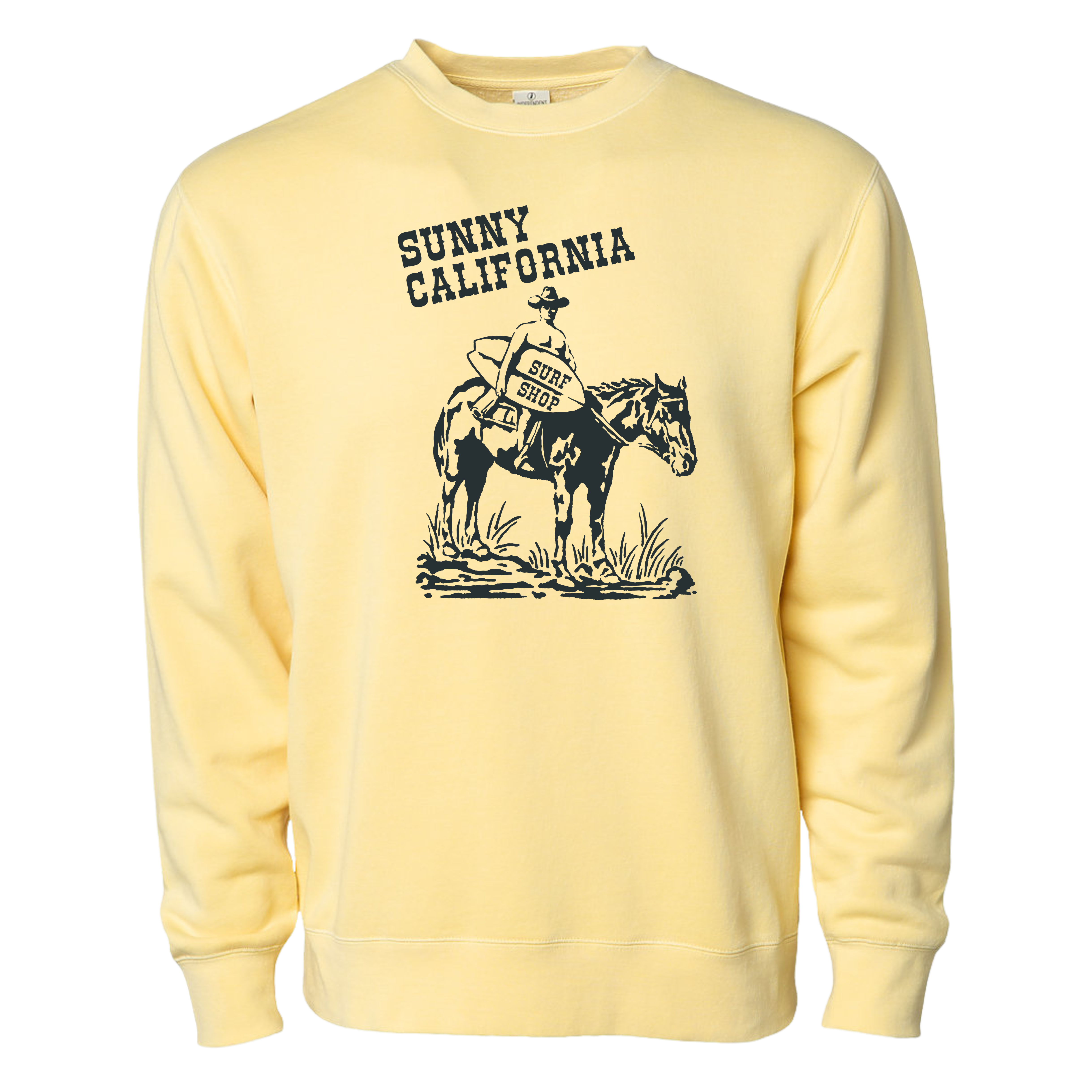 Sunny California Classic Cowboy Crew Fleece