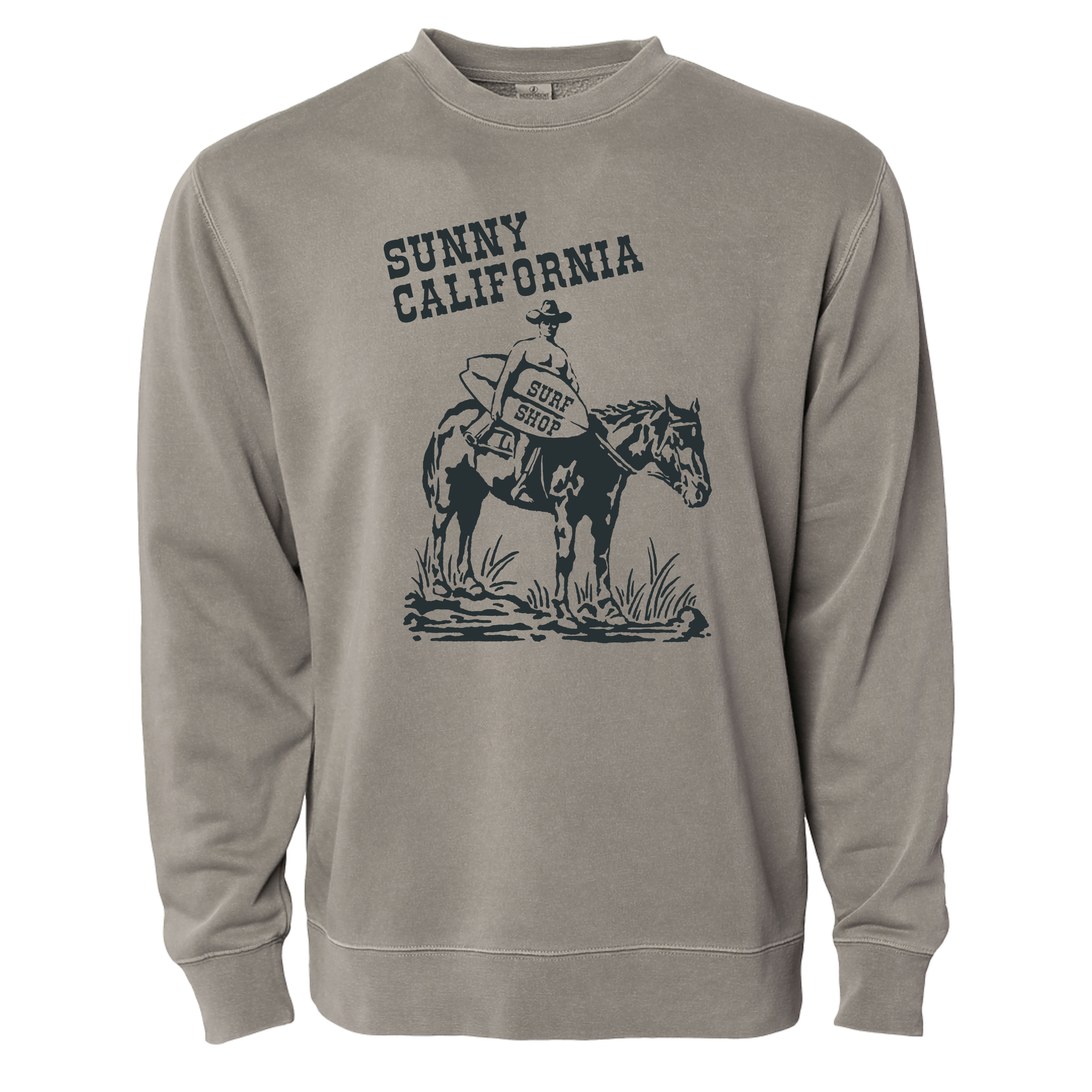 Sunny California Classic Cowboy Crew Fleece