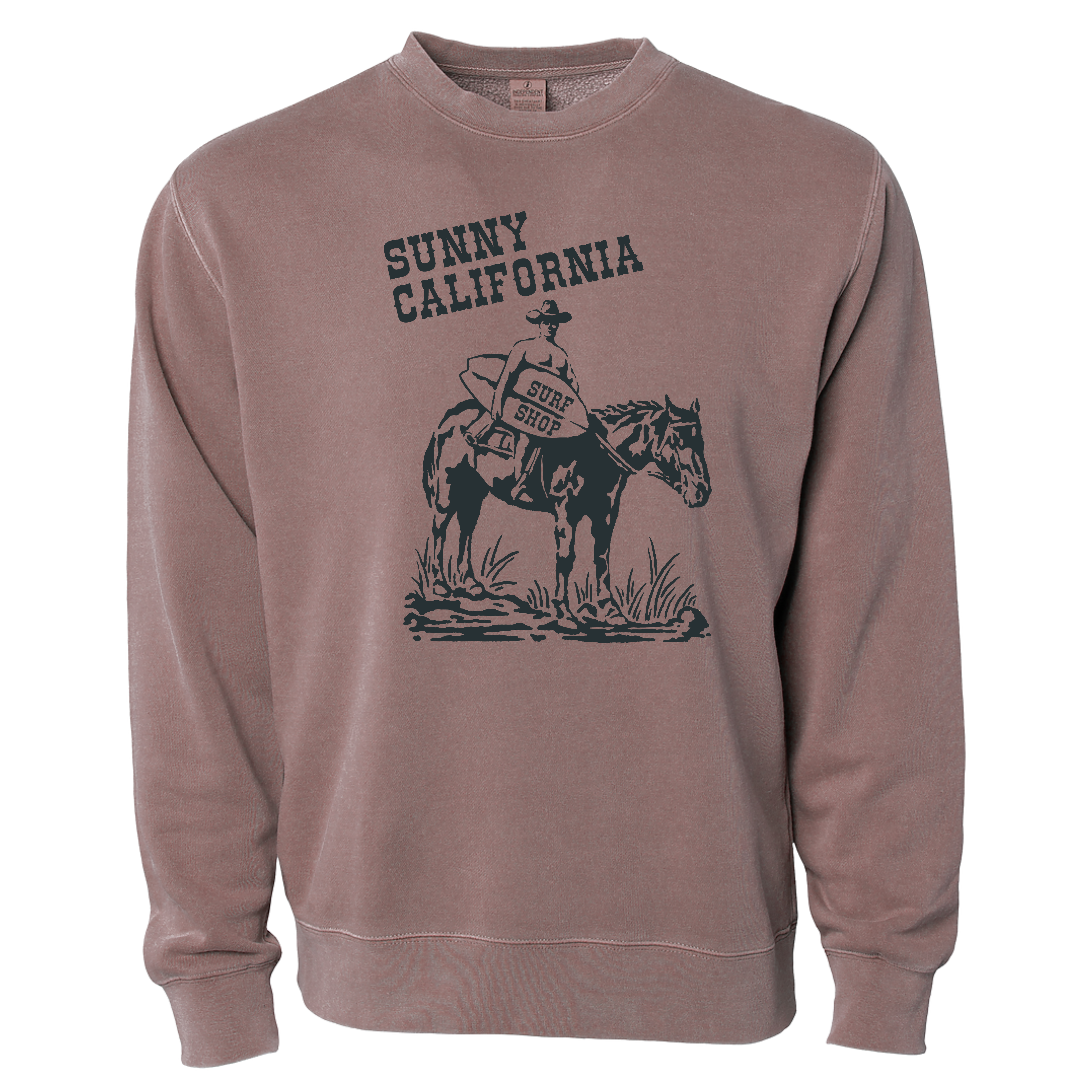 Sunny California Classic Cowboy Crew Fleece