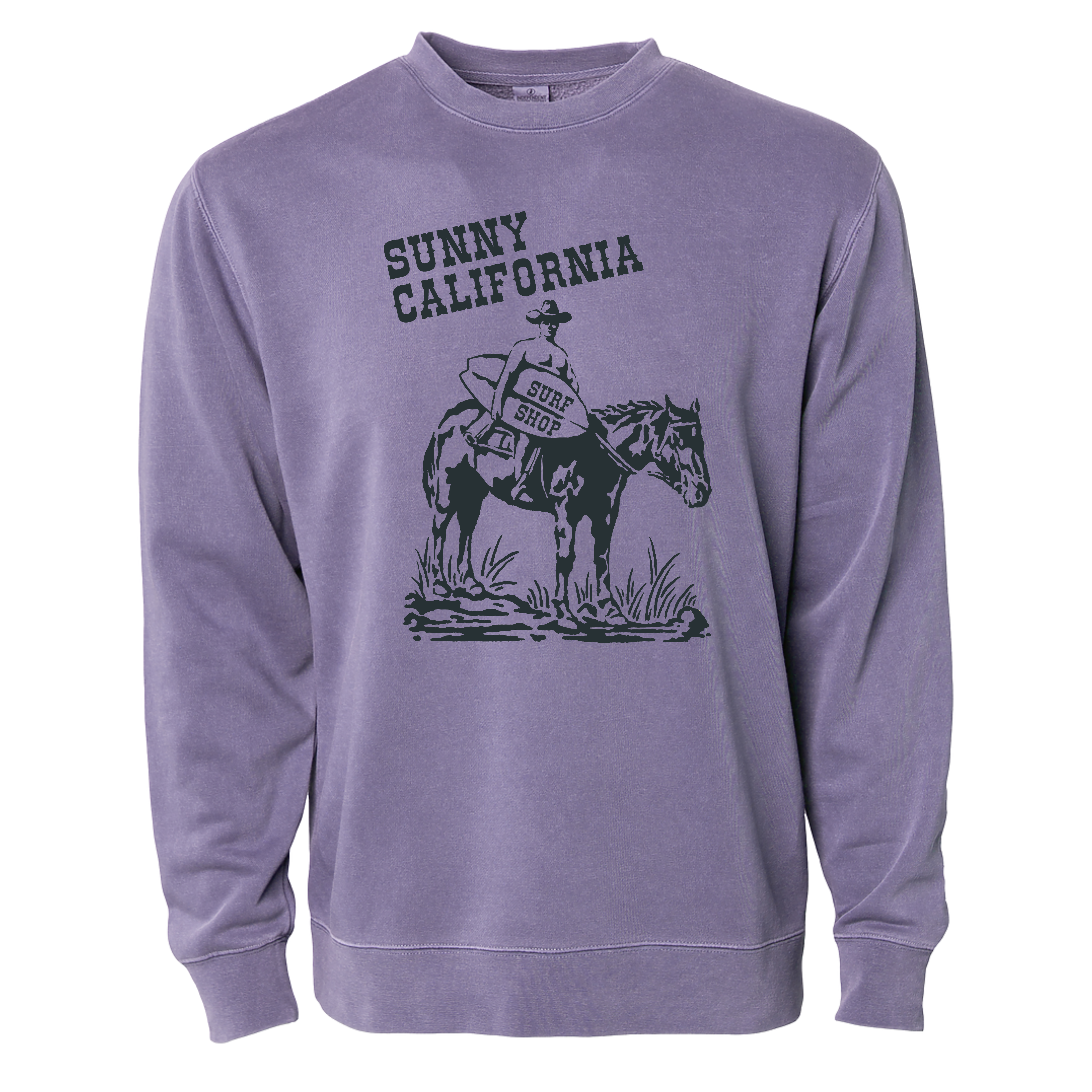 Sunny California Classic Cowboy Crew Fleece
