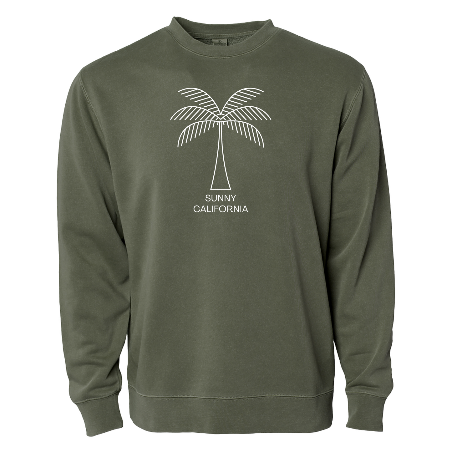 SUNNY CALIFORNIA SOLO PALM CLASSIC CREW FLEECE