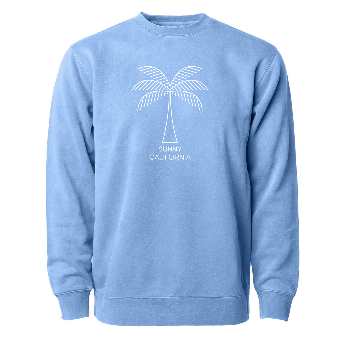 SUNNY CALIFORNIA SOLO PALM CLASSIC CREW FLEECE