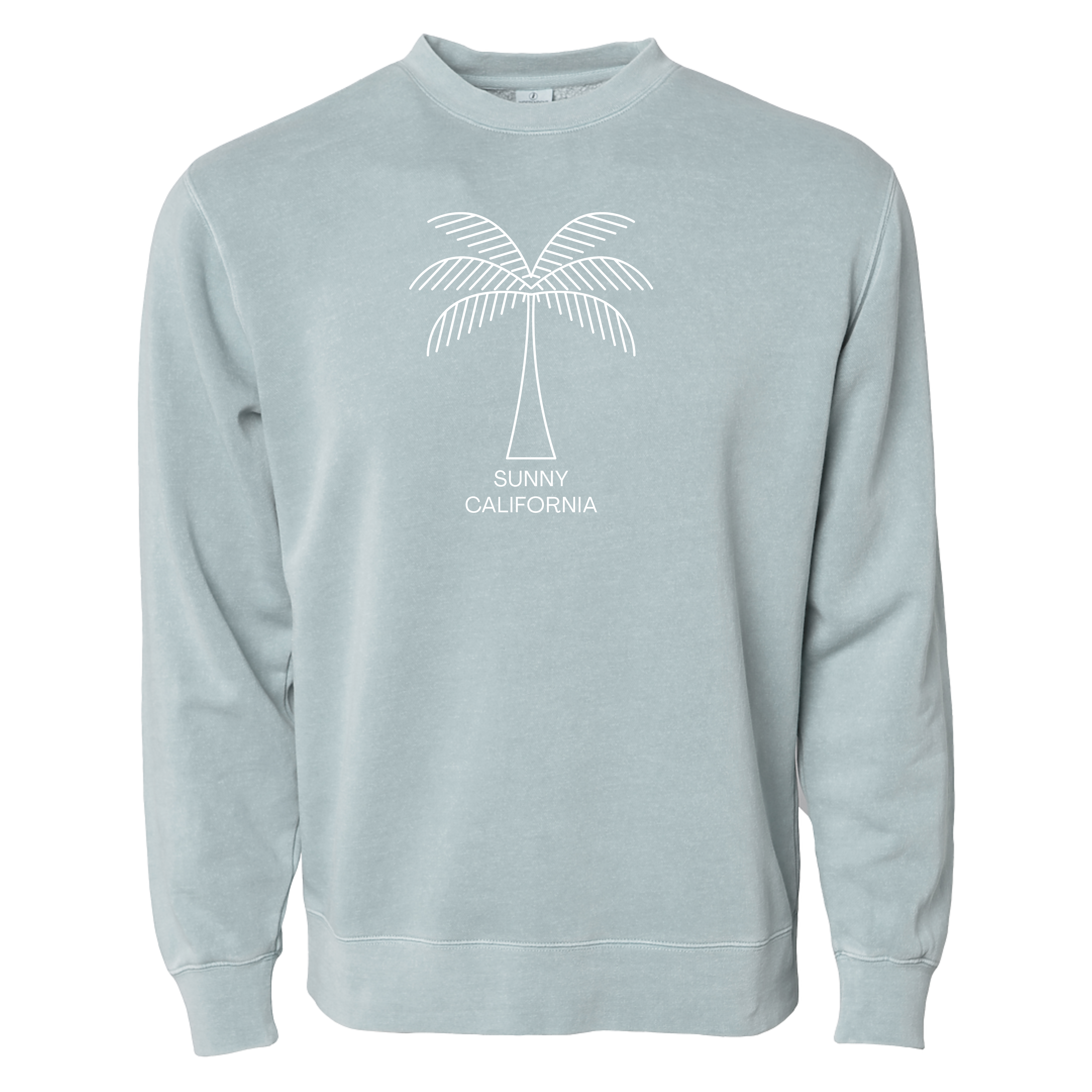 Sunny California Solo White Palm Classic Crew Fleece