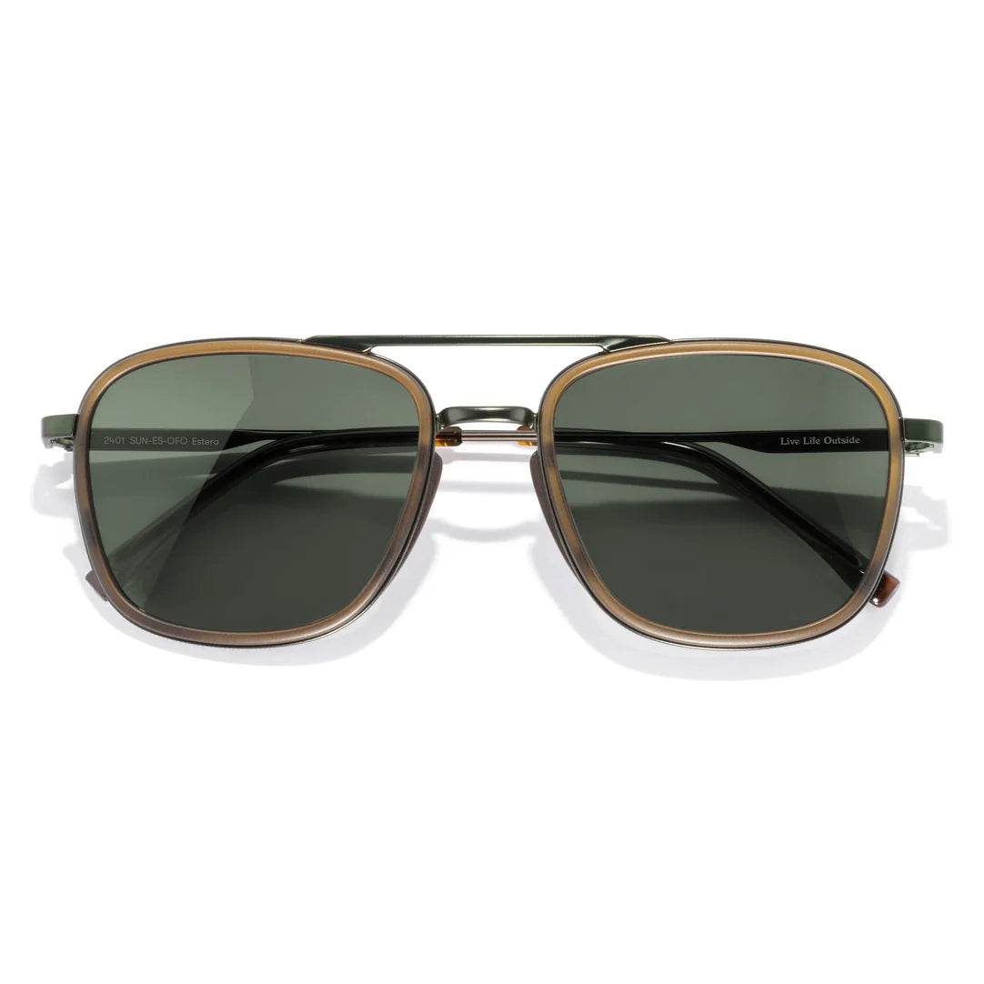 Sunski Estero Sunglasses in Olive Forest 