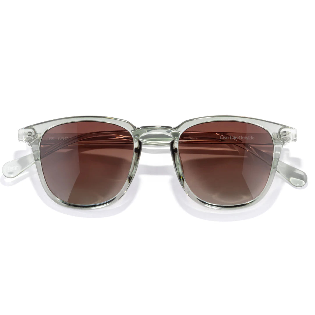 Sunski Tango Polarized Sunglasses in Grass Sepia