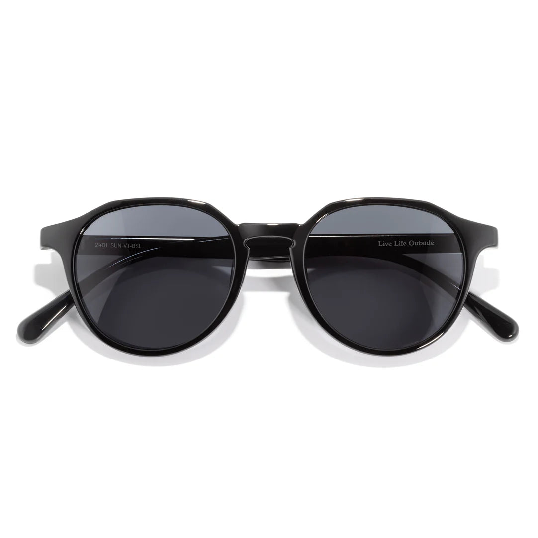 Vallarta Polarized Sunglasses in Black Slate