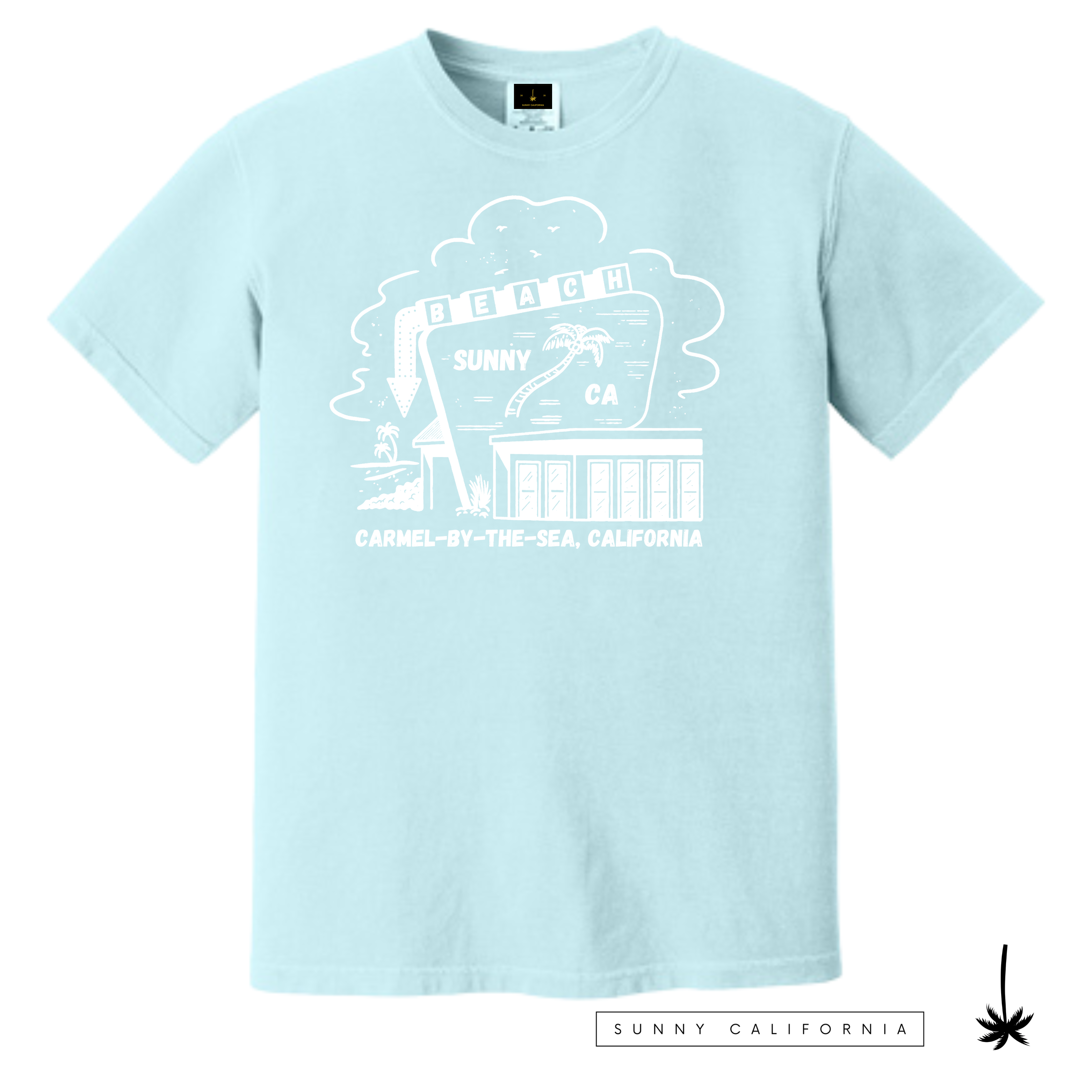 Carmel Beach Motel Tee