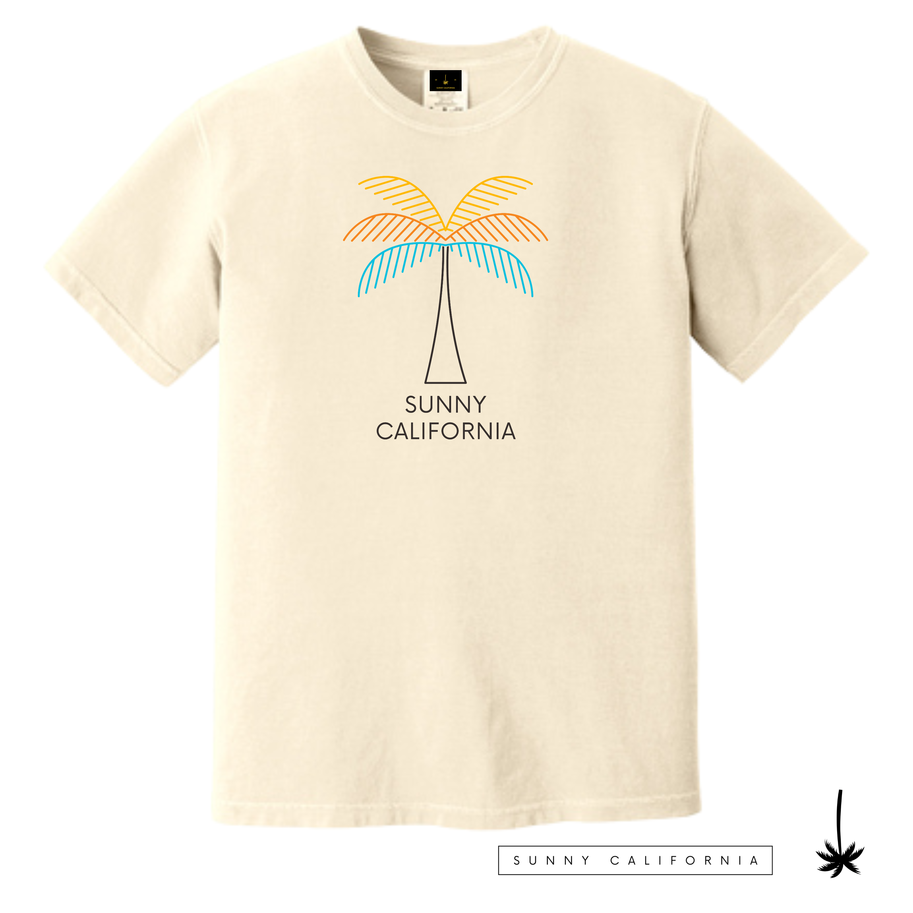 Sunny California Solo Palm Tee