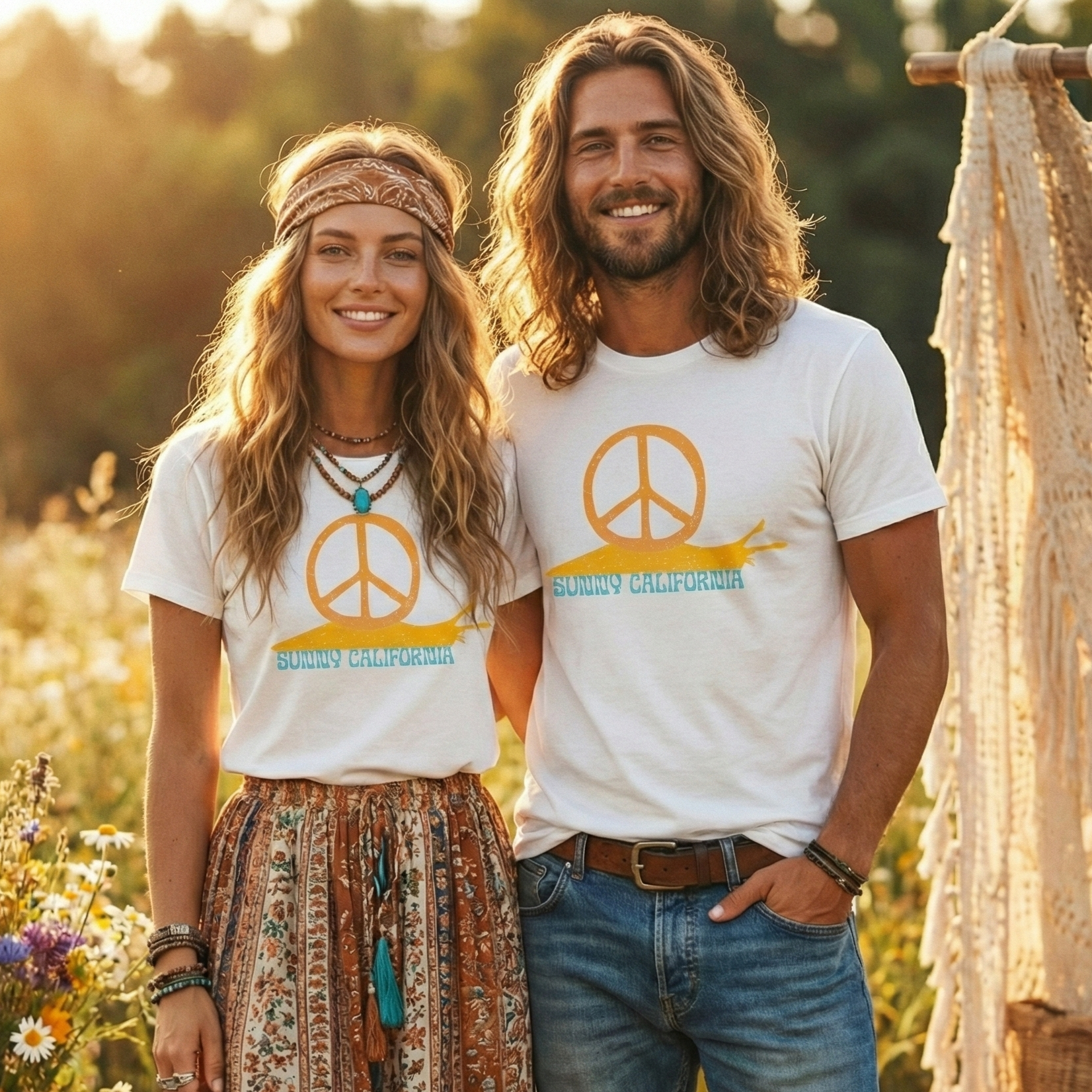 Sunny California Peace Snail Classic Tee