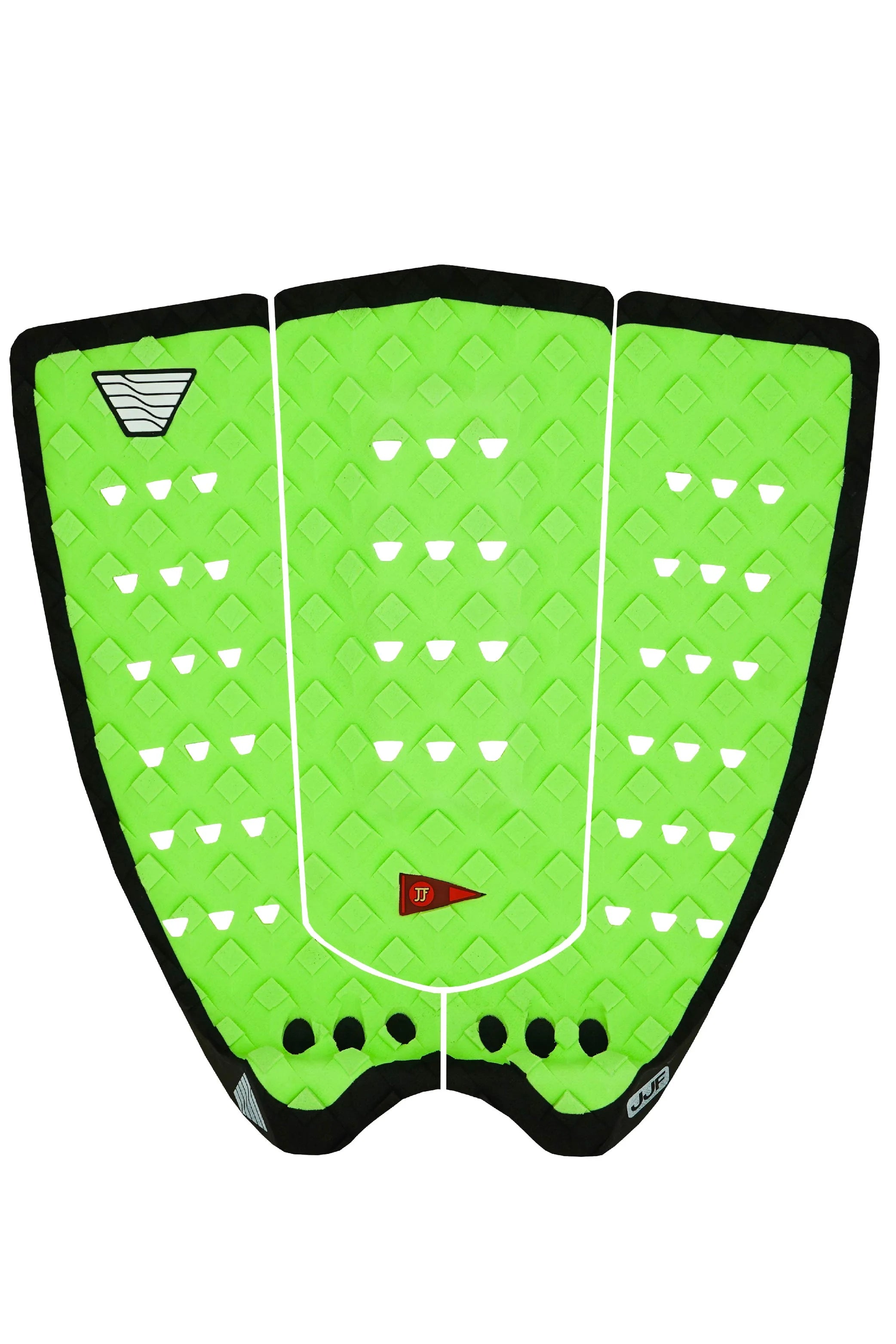 JJF Round Tail Pro Pad - Hi Viz Green Night