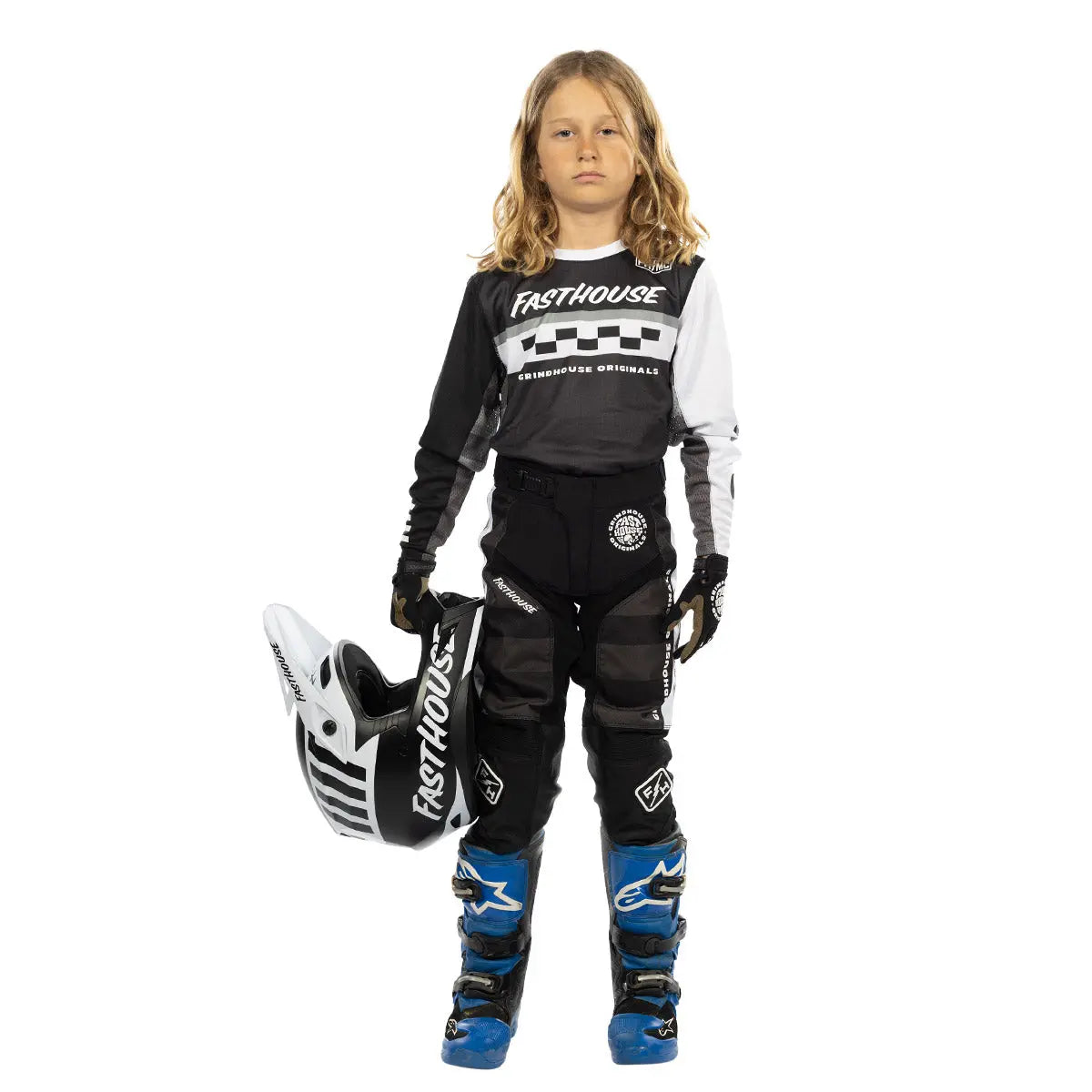 Grindhouse Atomic Youth Jersey - Black/Gray