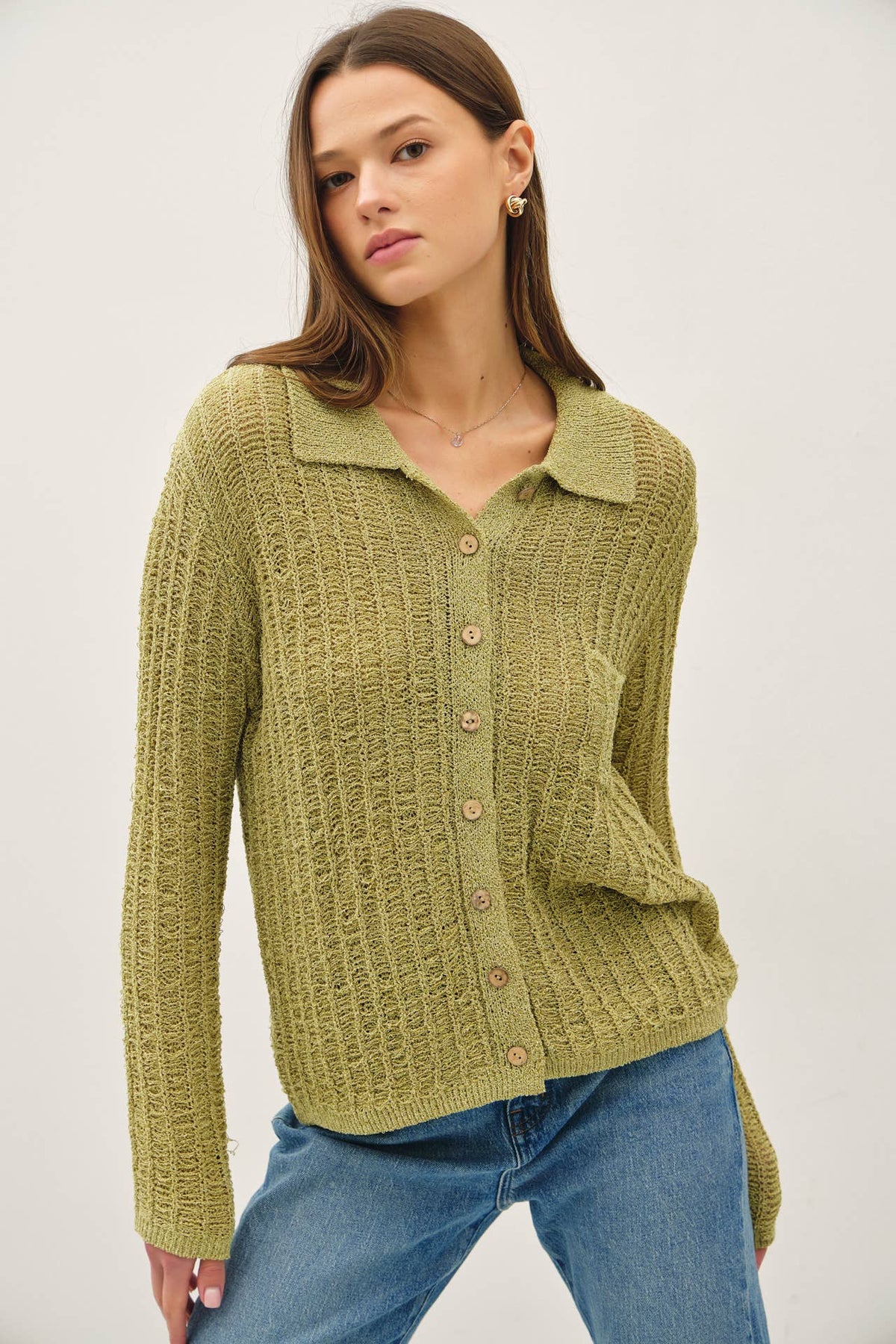 Sea Breeze Textured Knit
