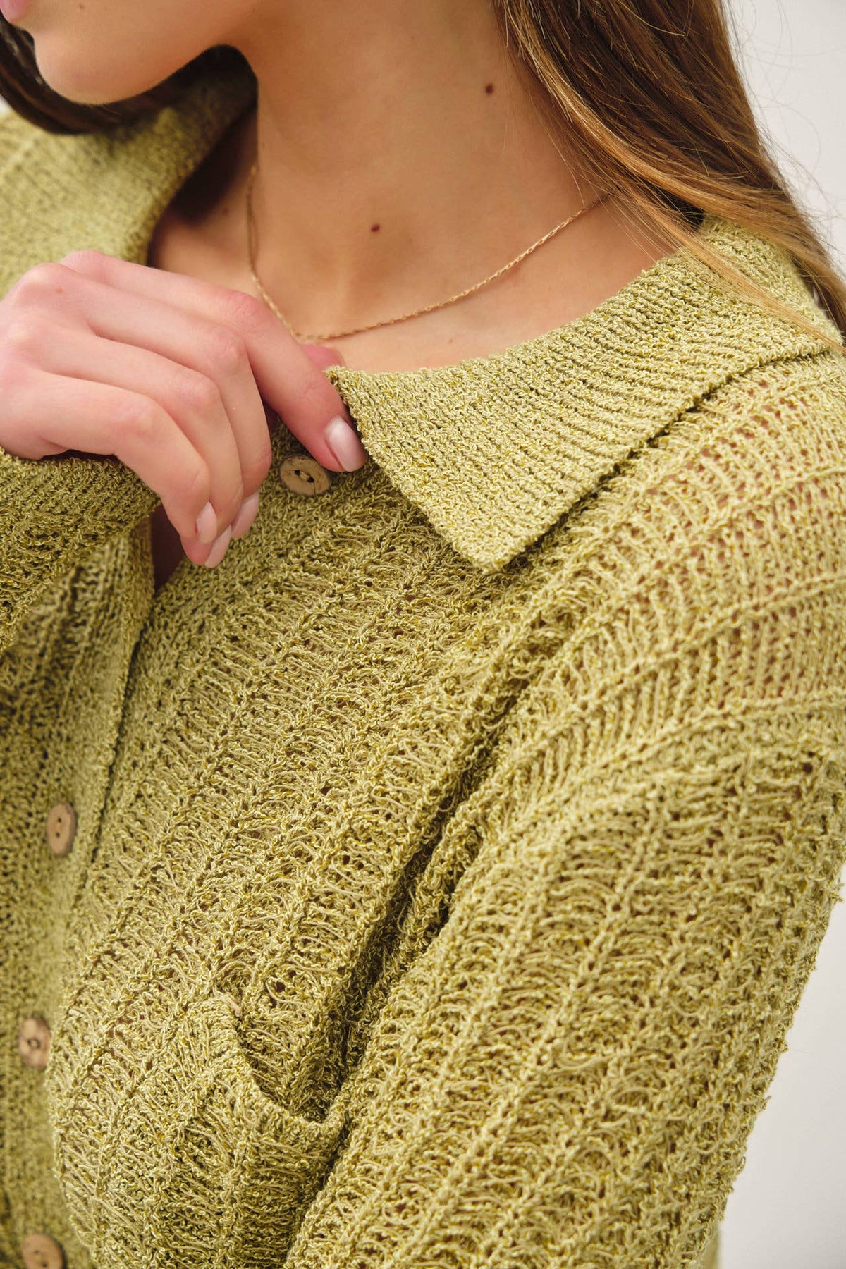 Sea Breeze Textured Knit