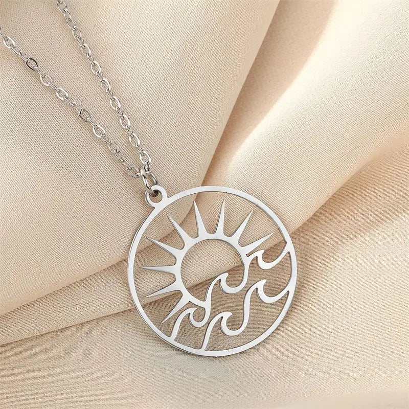 Ocean Sunset Pendant Necklace