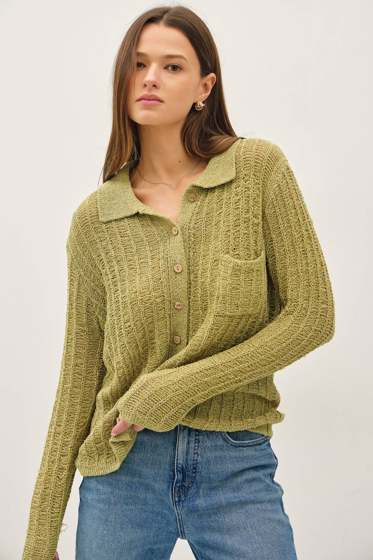 Sea Breeze Textured Knit