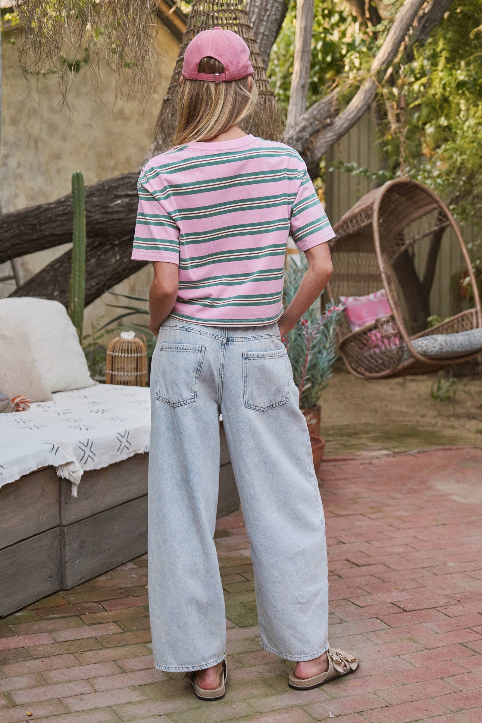 Soquel Vintage Washed Striped Tee