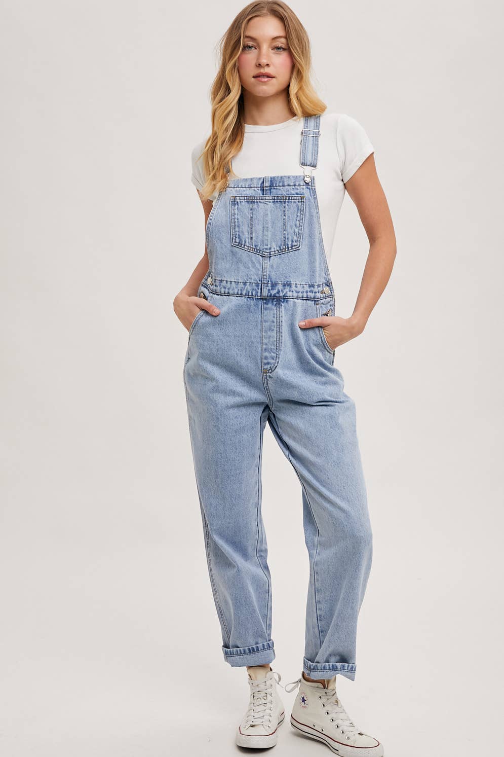 La Brea Denim Overalls / S