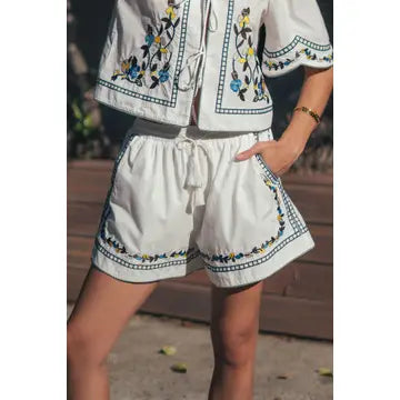 Point Lobos Floral Shorts