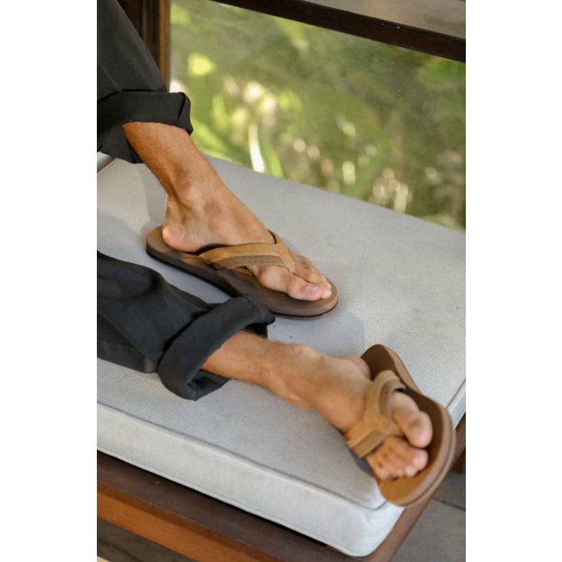 Ryan — Men's Sandal: Black / 7