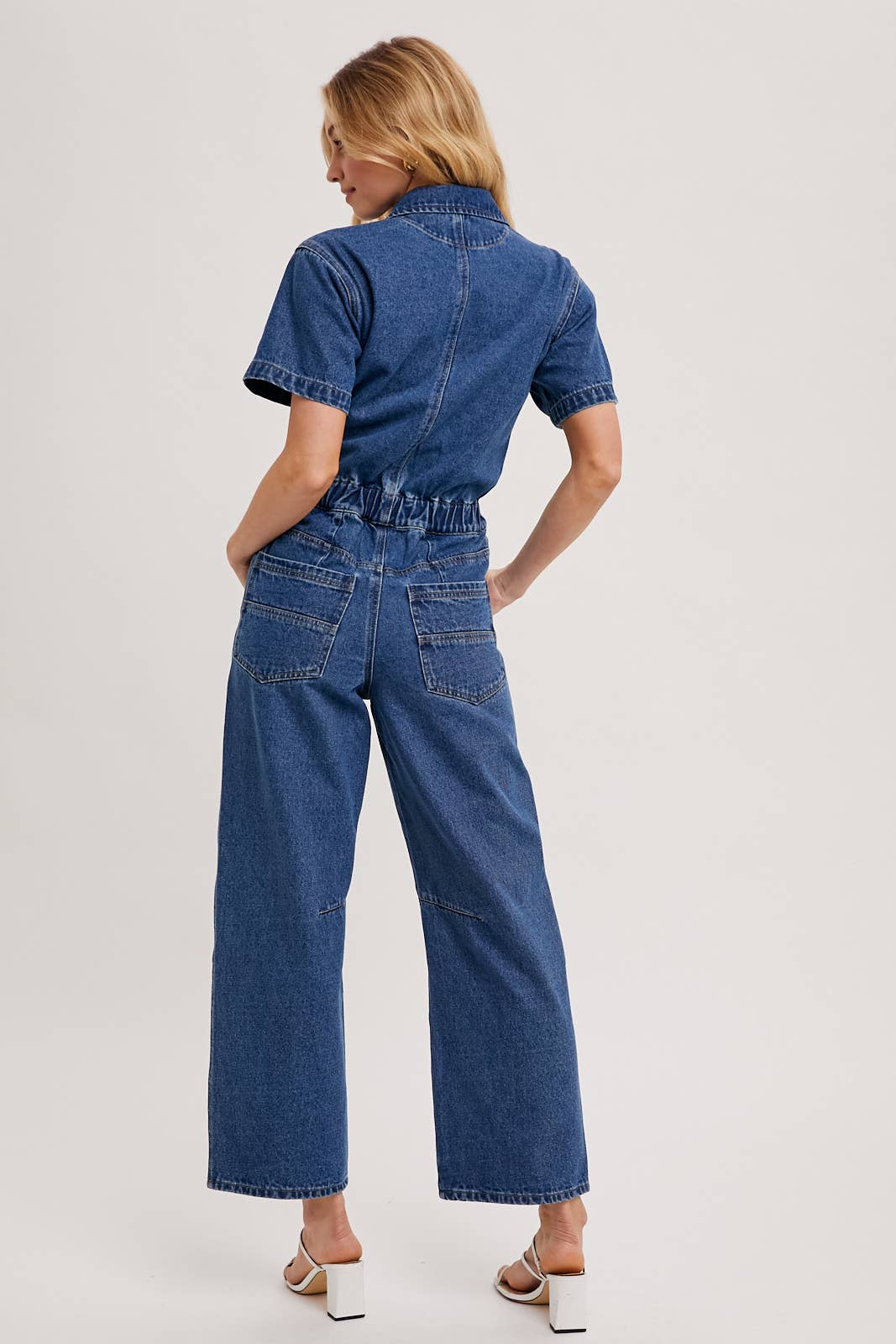 Chelsea Denim Carpenter Jumpsuit / M