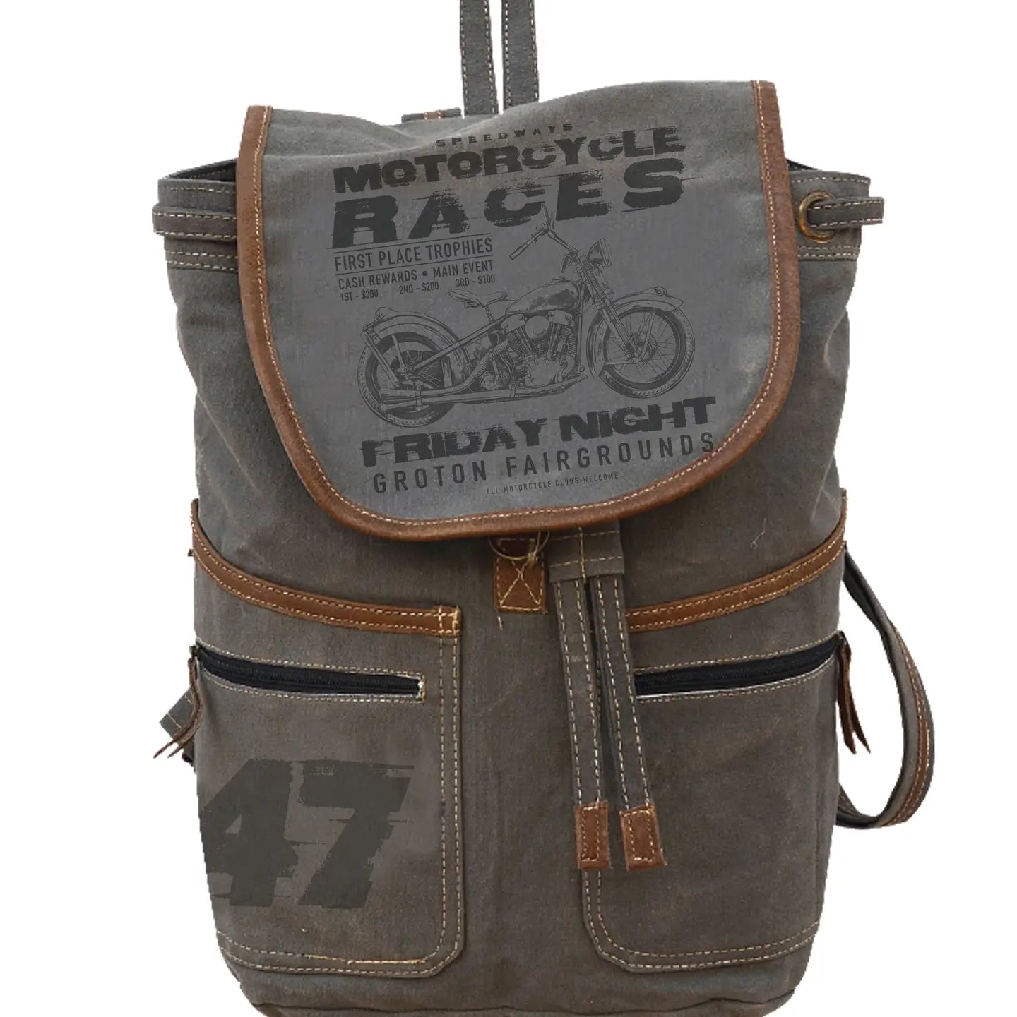 Motorcycle Races Backpack