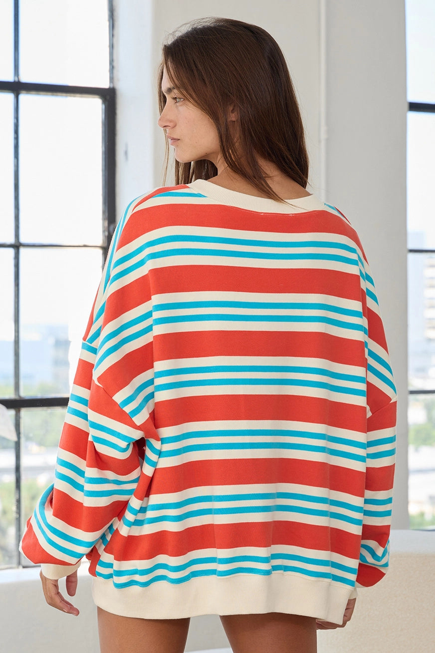 SC Marina Striped Pullover