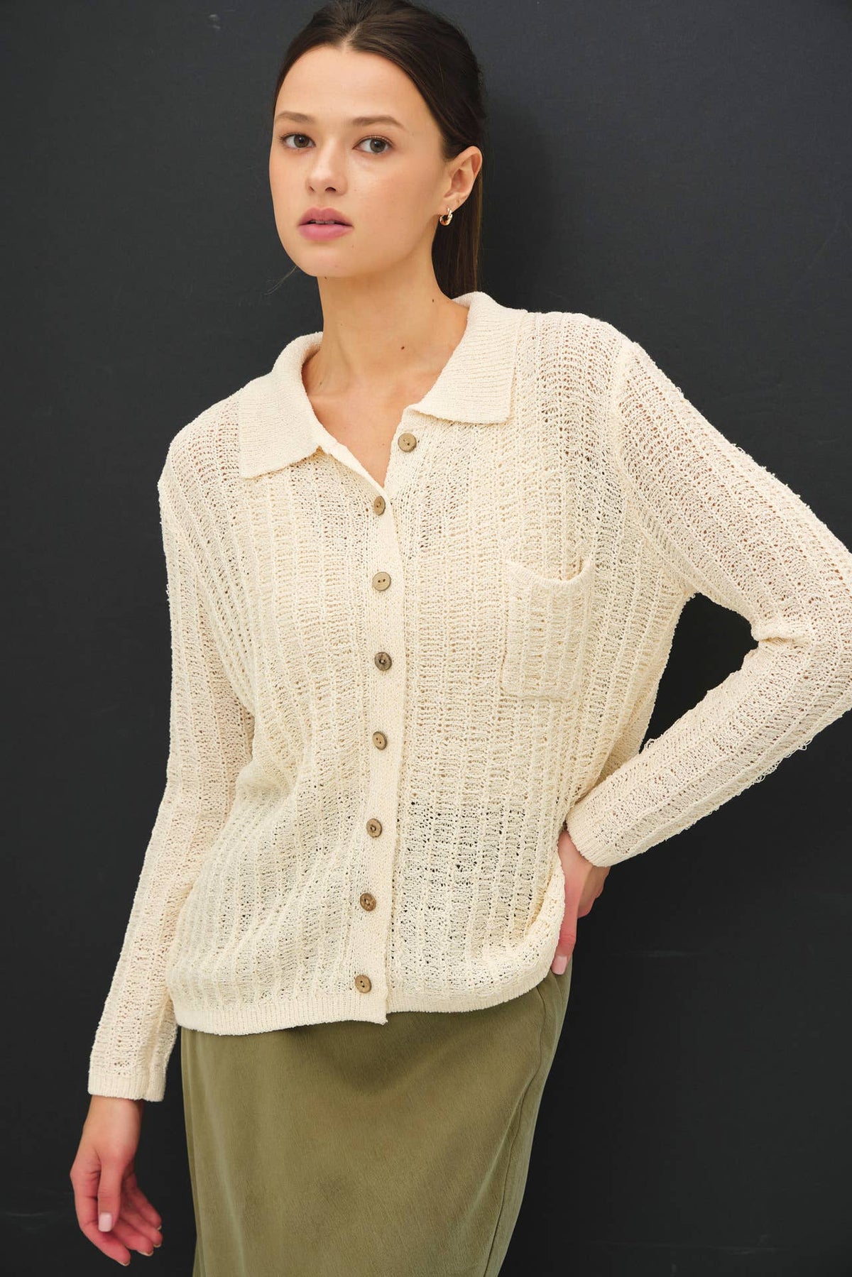 Sea Breeze Textured Knit