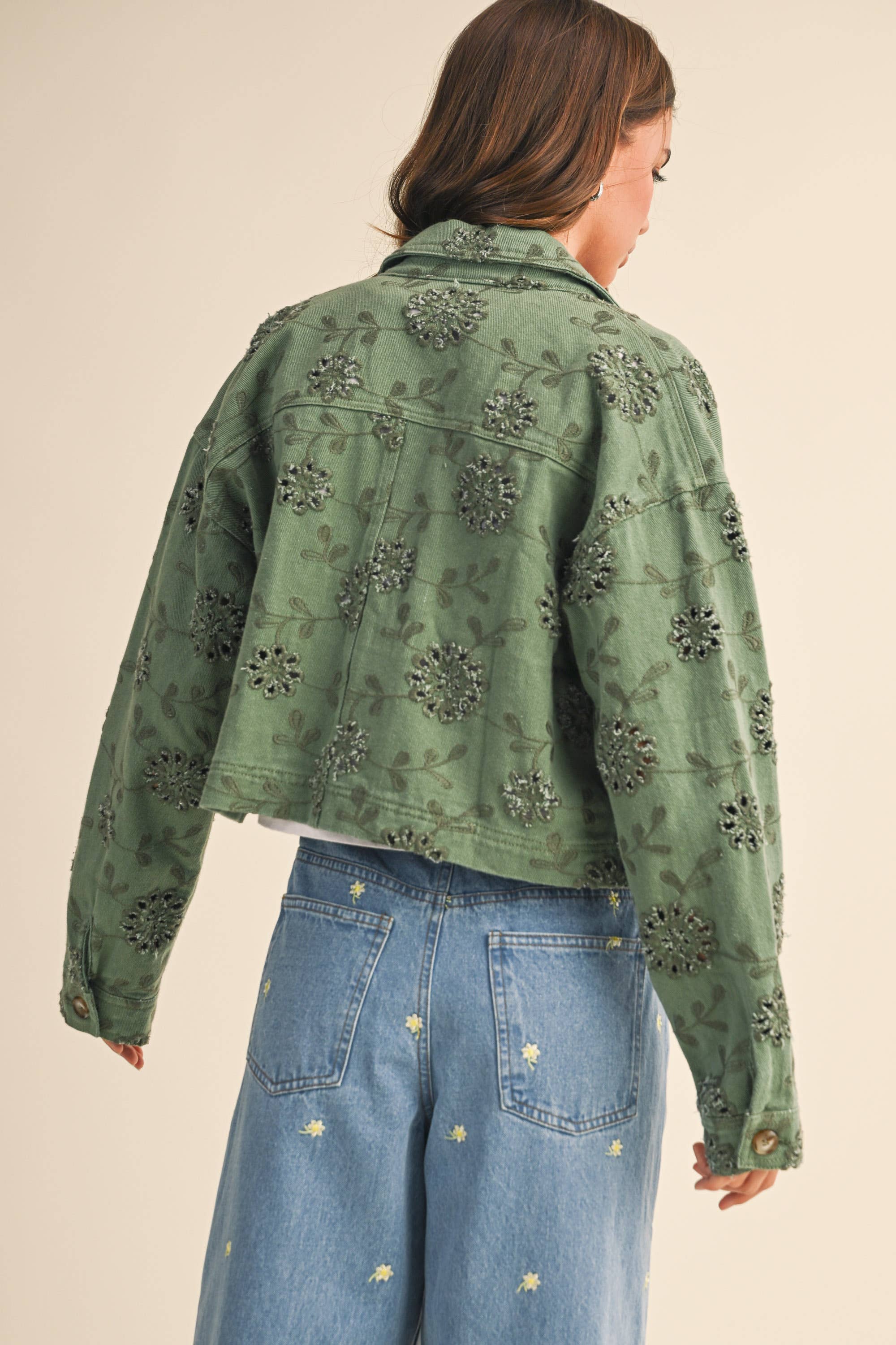Mira Twill Cropped Jacket