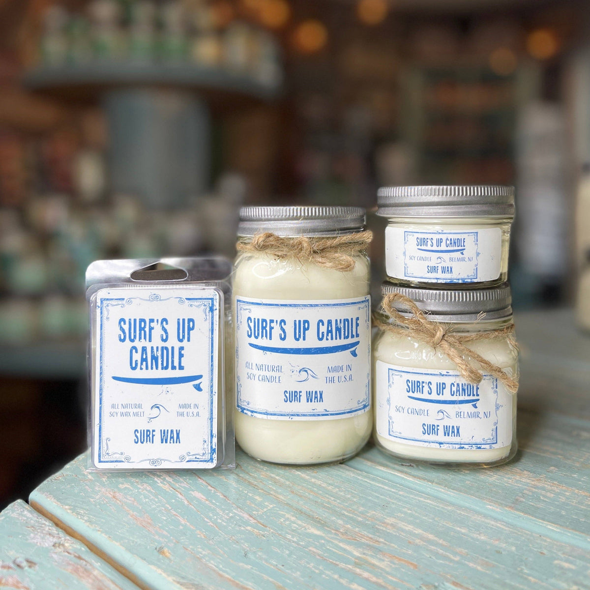Surf Wax Mason Jar Candle - Original Collection: 26oz Jumbo
