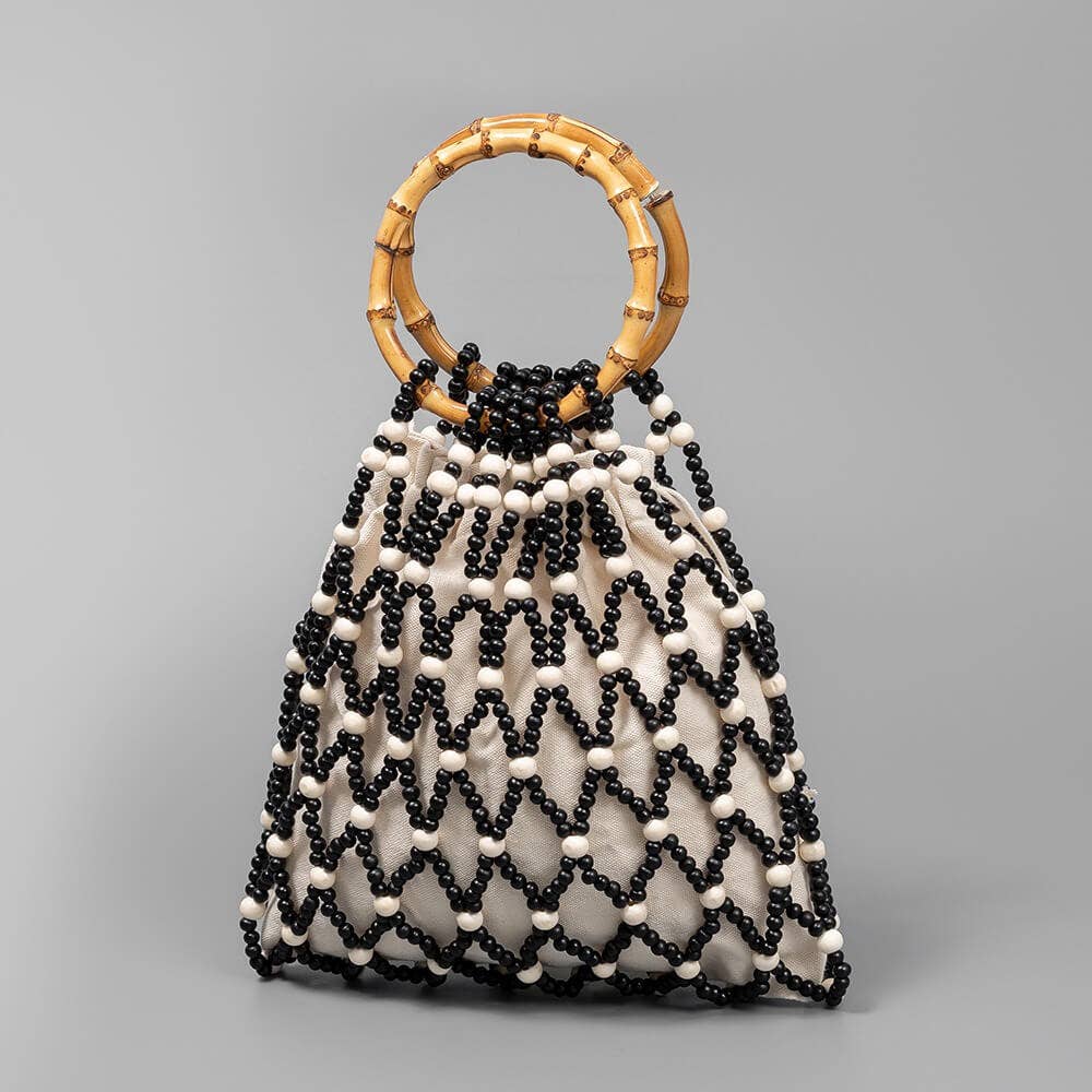 Wooden Bead Bag