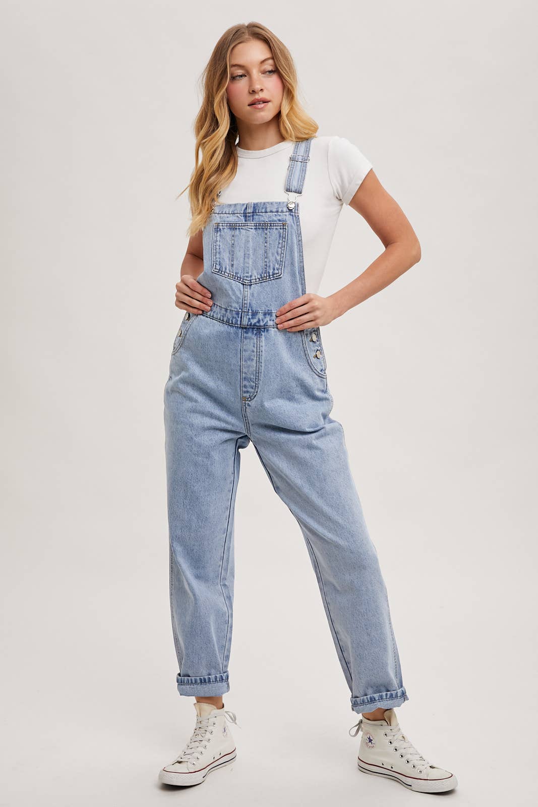 La Brea Denim Overalls / S