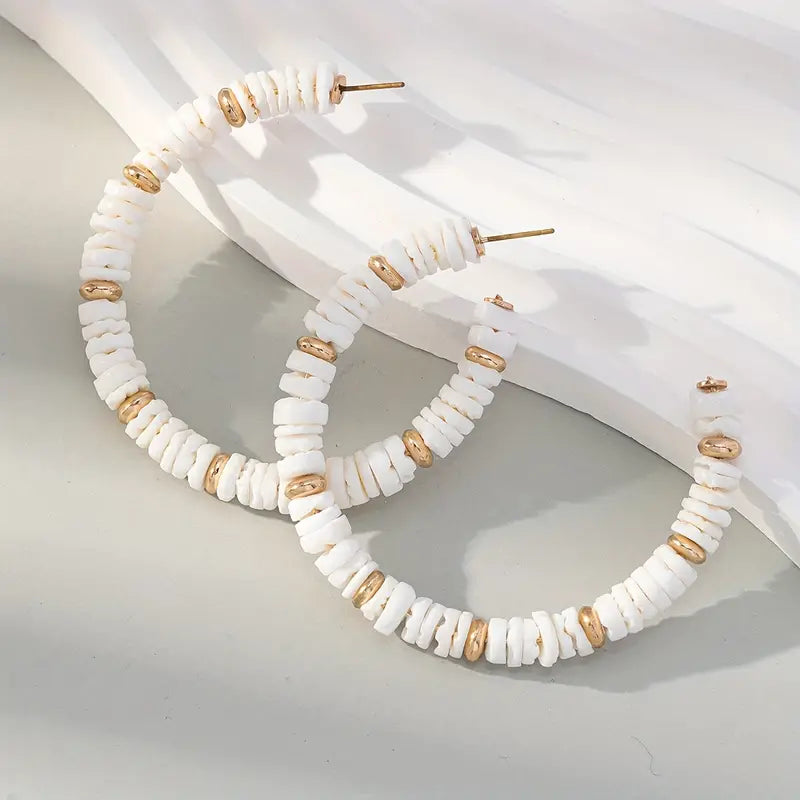 Clay Hoop Earrings