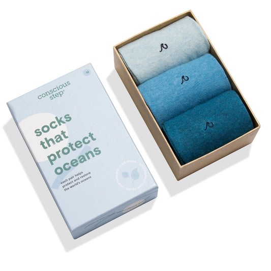 CONSCIOUS STEP WAVE SOCKS BOX SET