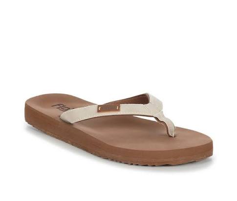 Billie - Women's Sandal: Brown/Ivory / 6