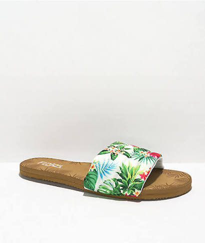 Fiesta Lite Slide - Women's Sandal: White / 10