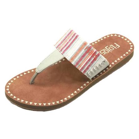 Grace Serape - Women's Sandal: Ivory Multi/Tan / 5