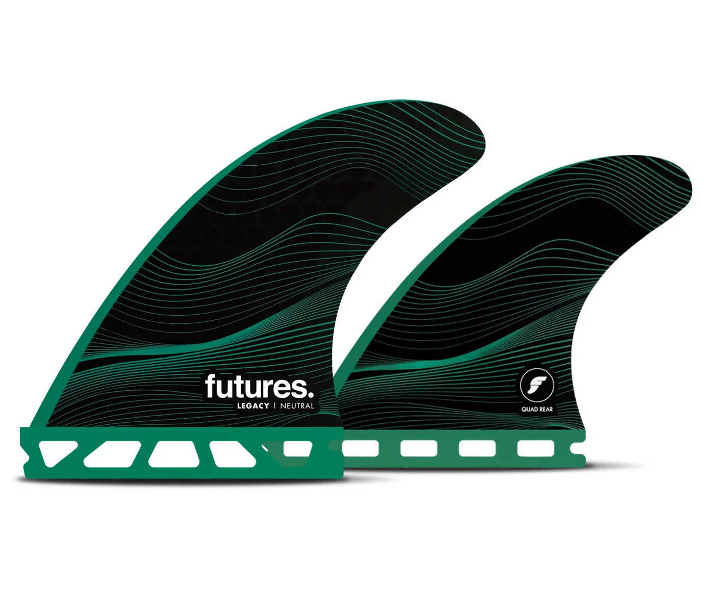 Futures F6 Legacy Series Honeycomb Quad Fin Set (Medium)