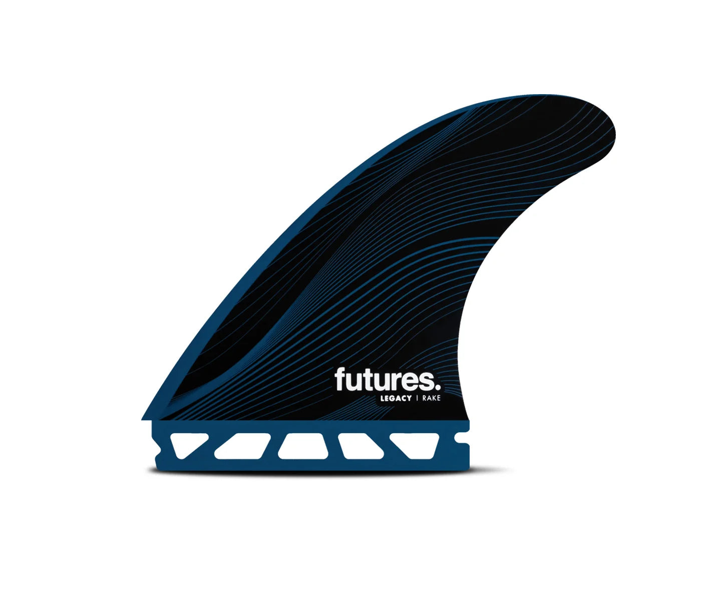 R8 Legacy Series Honeycomb Thruster Fin Set (Blue / Large)