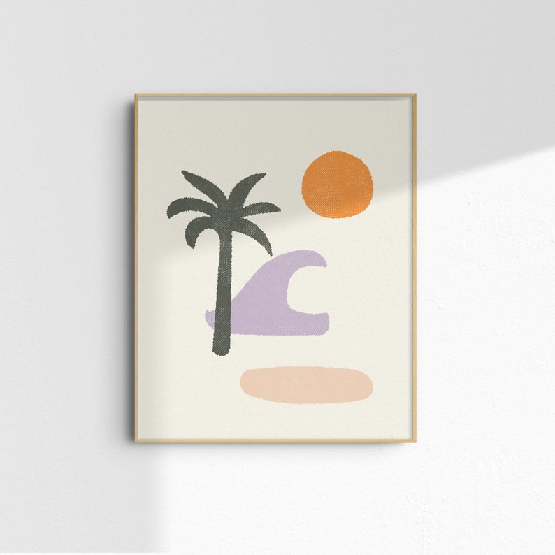 Minimalist Palm Print