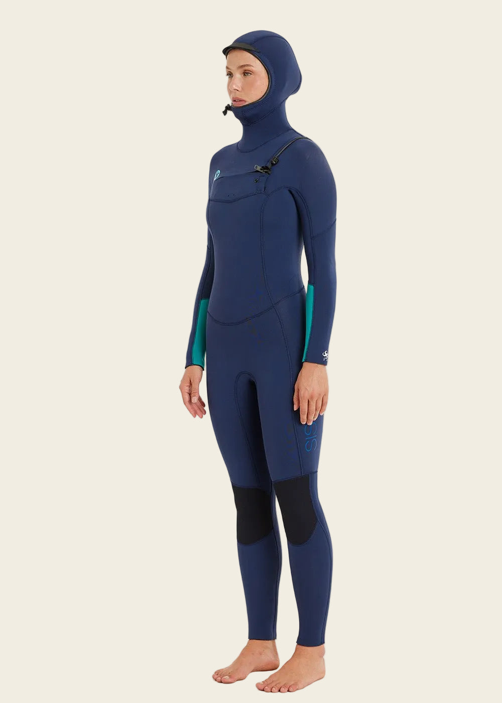 My Seas 5/4 Hooded Chest Zip Wetsuit