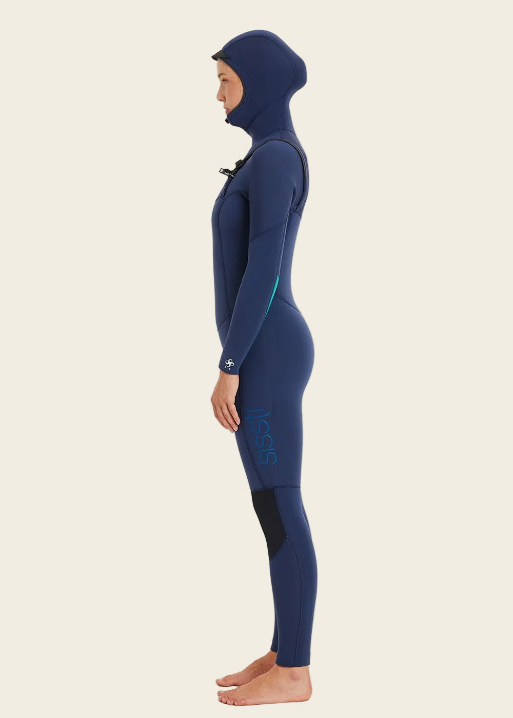 My Seas 5/4 Hooded Chest Zip Wetsuit