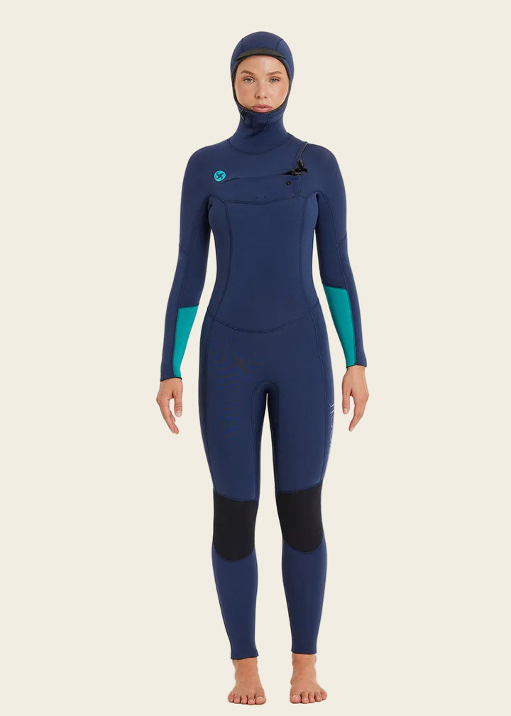 My Seas 5/4 Hooded Chest Zip Wetsuit