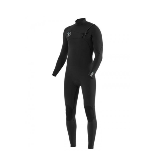VISSLA 7 SEAS 4.3 FULL CHEST ZIP - BLK