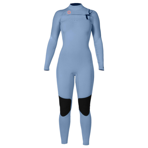 SISSTREVOLUTION 7 SEAS 4/3 CHEST ZIP FULLSUIT - COASTAL BLUE