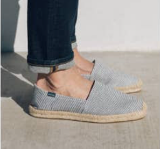 SOLUDOS MENS STRIPE ORIGINAL DALI - NAVY / WHITE