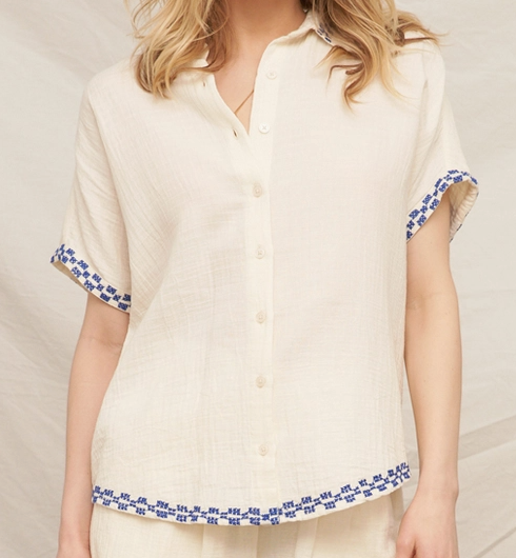 SC MARIA EMBROIDERED SHIRT