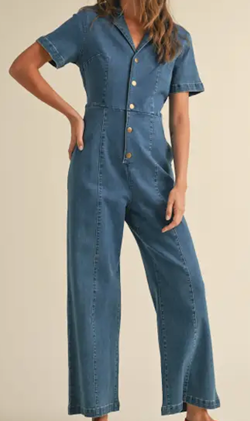 SC VENICE DENIM JUMPSUIT