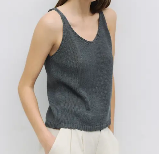 Montecito Tank - Charcoal