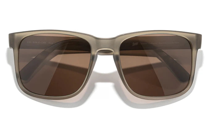 Sunski Kiva Polarized Sunglasses in Cola Amber