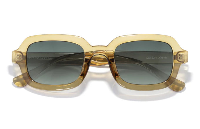 Sunski Lago Polarized Sunglasses in Seaweed Forest Fade